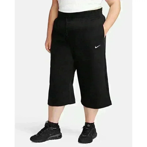 NEW! Nike Women's 2X Sportswear Phoenix Fleece High-Waisted Cropped Sweater - Picture 1 of 4